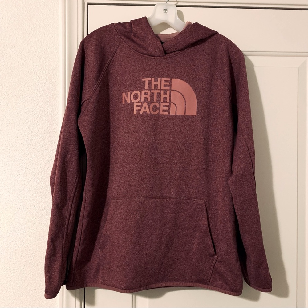 The North Face fave half dome pullover Hoodie Womens mauve heathered pink rose